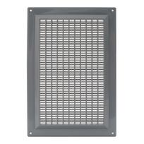 Ventiliacinės grotelės EUROPLAST VR2517P, 250 x 170, plastikinės, pilkos spalvos