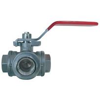 Rutulinis ventilis EZFITT, 3/4'', vidus/vidus/vidus, 39514, trieigis T tipo