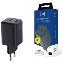 3MK 45W GaN charger, QC4+ PPS, 2C, black