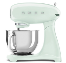 Smeg SMF05PGEU 50s-style stand mixer, 1000W, 4.8L, pastel green