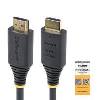 StarTech.com 1.5m (4.9ft) Premium Certified High-Speed HDMI Cable, 4K 60Hz/1440p 144Hz, HDR10/HDCP 2.2/ARC, 18Gbps, UHD HDMI 2.0 Cord for TV/Monitor/Display, TPE Jacket