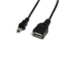 StarTech.com 1 ft Mini USB 2.0 Cable - USB A to Mini B Male/Female