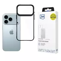 3MK Satin Armor Case+ for iPhone 17 Pro Max – Transparent Black