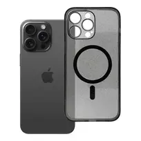 OEM Clear Mag Cover phone case with MagSafe support for iPhone 14 Pro Max, black