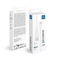 Blue Star PJ-DG3-A data transfer and charging cable | USB-A to Micro USB | 12W | 1m | white