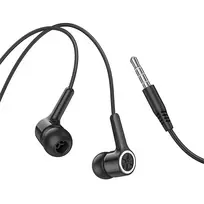 Hoco 3.5 mm jack wired earphones, black, model M104
