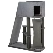 Trixie Cat tree – Cat Active, grey with climbing ramp, 122 cm