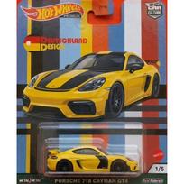 PRE-ORDER Hot Wheels Premium 2026 Deutschland Design Modeliukas Porsche 718 Cayman GT4 Yellow