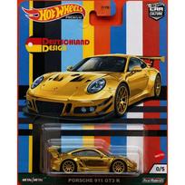 PRE-ORDER Hot Wheels Premium 2026 Deutschland Design Modeliukas Porsche 911 GT3 R Gold Chase
