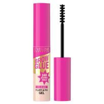 Eveline Cosmetics Brow Glue antakių formavimo gelis su laminavimo efektu, 6ml