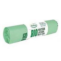 Kompostuojami šiukšlių maišai BioBag 125/150L (5 vnt. ritinėlyje) 35mkr. 75x115cm žali