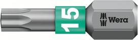 Wera Bitorsion Torx T15 x 25mm bit, 1/4" šešiakampis