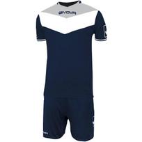 Givova Kit Campo tamsiai mėlynos ir pilkos spalvų komplektas KITC53 0427, 4XS