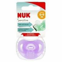 Čiulptukas NUK Sensitive 10729139, vioetinis, 0-6 mėn, 1 vnt.
