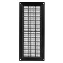 Ventiliacinės grotelės EUROPLAST VR1330M, 130 x 300, plastikinės, juodos spalvos