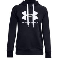 Moteriškas džemperis Under Armour Rival Fleece Logo Hoodie, tamsiai juodos spalvos 1356318 001, L