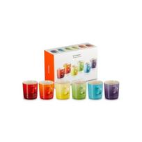 Le Creuset 6 skirtingų spalvų 350 ml akmens masės puodelių rinkinys