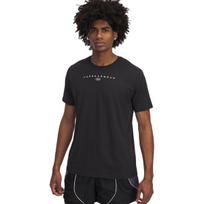 Vyriškas marškinėlis Under Armour Stacked Logo SS, juodos spalvos, 6000211 001