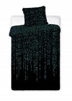Šviečianti tamsoje "matrix" 140x200 medvilninė patalynė