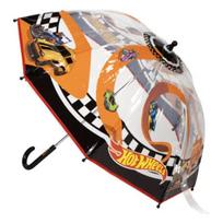 Vaikiškas skaidrus skėtis Hot Wheels, skersmuo 71 cm