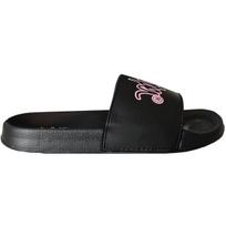 Lee Cooper moteriški juodi ir raudoni šlepetės LCW-24-42-2483LA