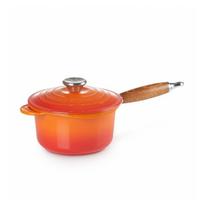 Ketaus puodas padažui Ø18cm / 1.8L oranžinės spalvos