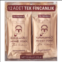 Turkiška malta kava KURUKAHVECI Mehmet Efendi, 12 x 6 g (72g)