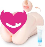 SuperLove Realistic Pocket Pussy & Mouth Masturbator