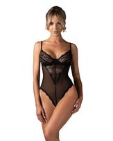 Obsessive Perisia Crotchless Teddy Black XL/XXL