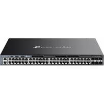 TP-LINK "Omada 48-PortGigabit Stackable L3 Managed PoE+ Switch with 6 10GE SFP+ SlotsPORT: 48× Gigabit PoE+ RJ45 Ports, | S77190991 | 4895252501421