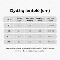 Maudymosi kostiumėlis vaikams su rankovėmis UPF 50+ – geltonas - 90 cm