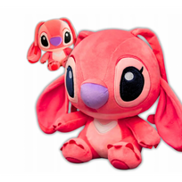 Lilo - Stitch Angel pliušinis žaislas - didelis rožinis Stičas 45cm