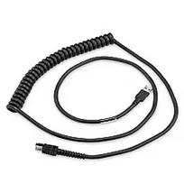 Zebra CABLE - SHIELDED USB: SERIES A CONNECTOR 9FT. COILED CBA-U66-C09ZAR