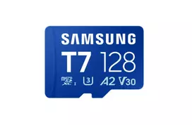 Samsung MicroSD card | T7 | 128GB | microSDXC | Flash memory class U3, V30, A2