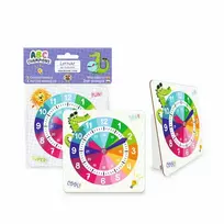 ABC Champion HS - Mokomasis laikrodis su stovu (1 vnt., 2 dizainai)