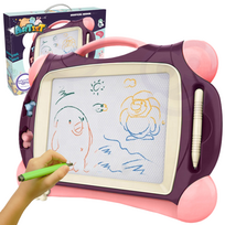 WOOPIE Magnetinė piešimo lenta + 2 violetiniai antspaudai