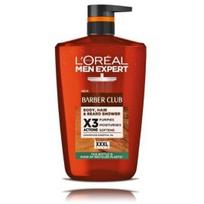 L'Oreal Men Expert Barber Club Body, Hair & Beard Wash daugiafunkcis prausiklis vyrams - 1000 ml.