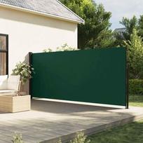 Ištraukiama šoninė markizė tamsiai žalios spalvos 180x500cm