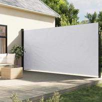 Ištraukiama šoninė markizė baltos spalvos 220x600cm