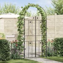 Sodo arka Paprastas Juoda 115 x 37 x 226 cm