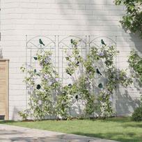 Sodo tvora 3 pcs Žalia 110 x 40 cm Plienas