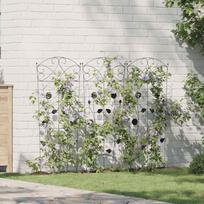 Sodo tvora 3 pcs Juoda 1105 x 425 cm Plienas