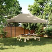 Šventės palapinė Taupe 279 x 410 x 315 cm Oksfordo audinys