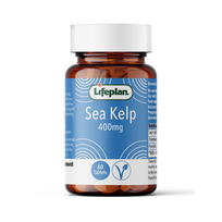 LIFEPLAN Sea Kelp 400mg jūrų dumblių, 60 tablečių