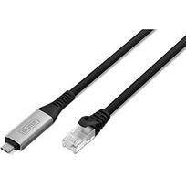 Digitus USB-C to RJ45 Ethernet Cable, 1Gbit/s, 10m AK-300601-100-S