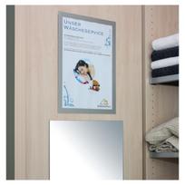 Rėmelis dokumentams DURABLE DURAFRAME® A4,  (pak. -2 vnt.), sidabrinis