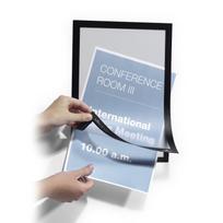 Rėmelis dokumentams DURABLE DURAFRAME®, A4,  (pak. -2 vnt.), juoda sp.