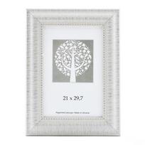 Nuotraukų rėmelis, plastikinis, A4, 21x29,7 cm, baltos sp. vidinis rėmelis su ornamentu