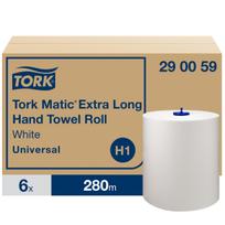 Popieriniai rankšluoščiai TORK UNIVERSAL H1, 290059, 1 sl., 1220 serv., 21 cm x 280 m, balta sp.