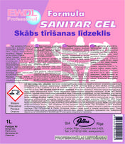 WC valiklis EWOL PROFESSIONAL Formula Sanitar gelinis 1 l
